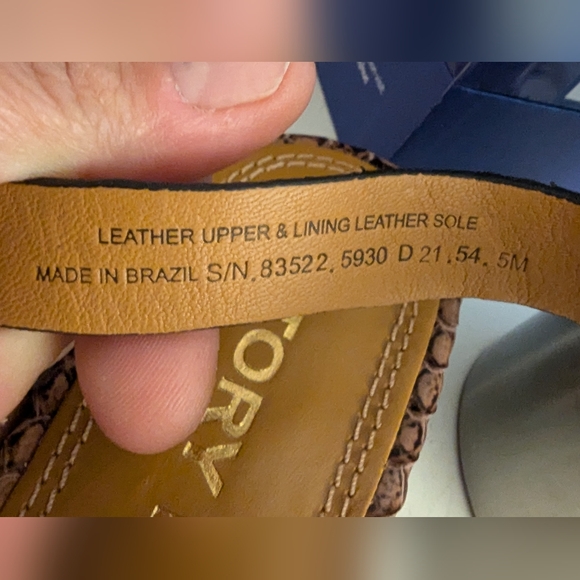 Tory Burch Multi Color Ring Sandal Size 5 US - Never Worn - Picture 10 of 11